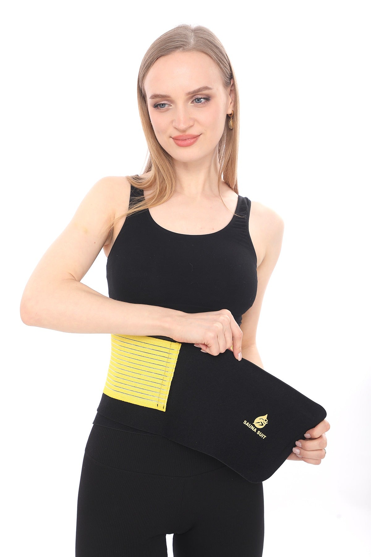 CoreBurn™ Kadın Terleme Kemeri – Neopren Kumaş ve Ayarlanabilir Konforlu Tasarım