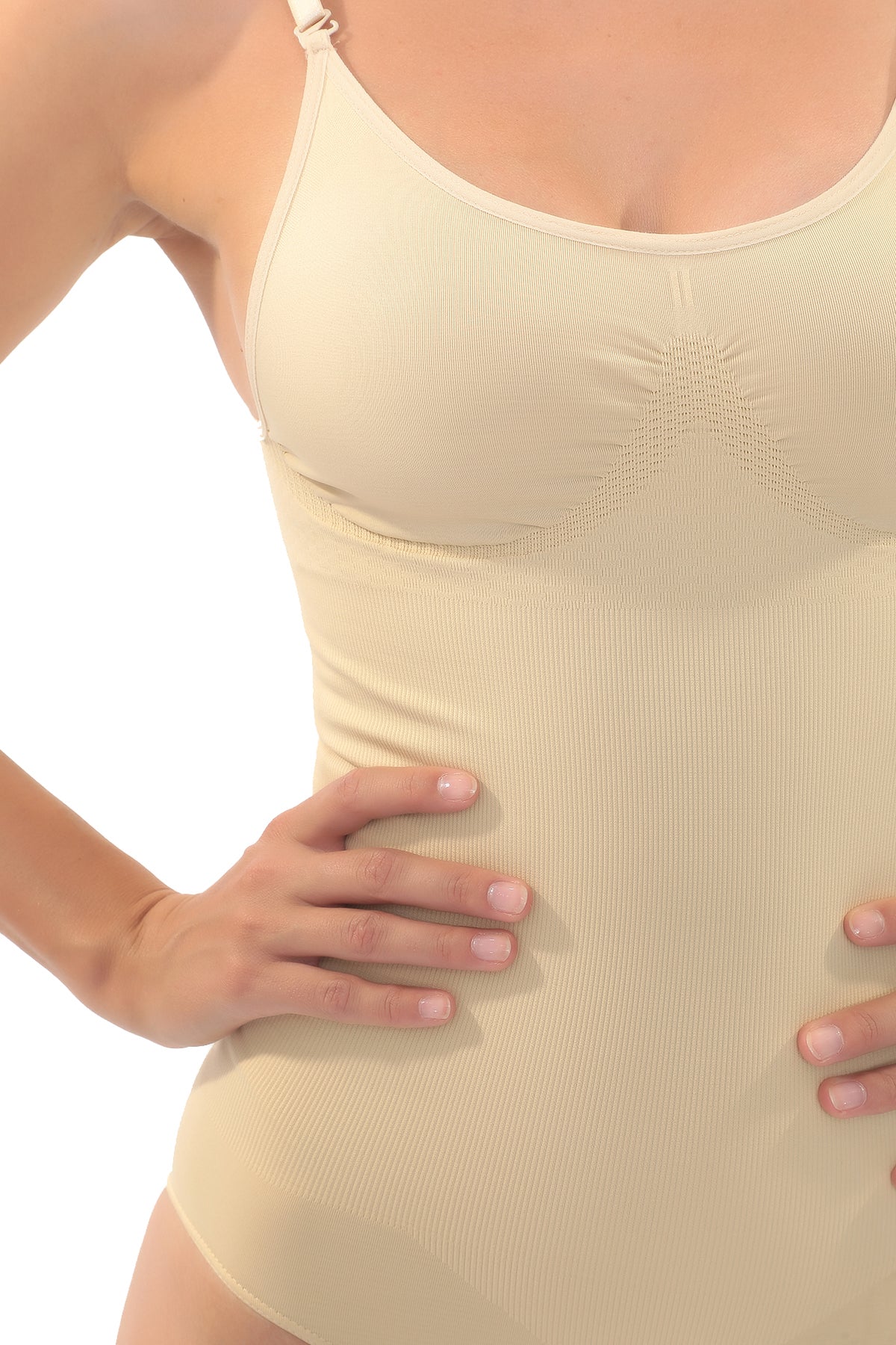 SculptForm™ 3 Bölge Toparlayıcı Korse – Alt Kancalı, Dikişsiz Tasarım