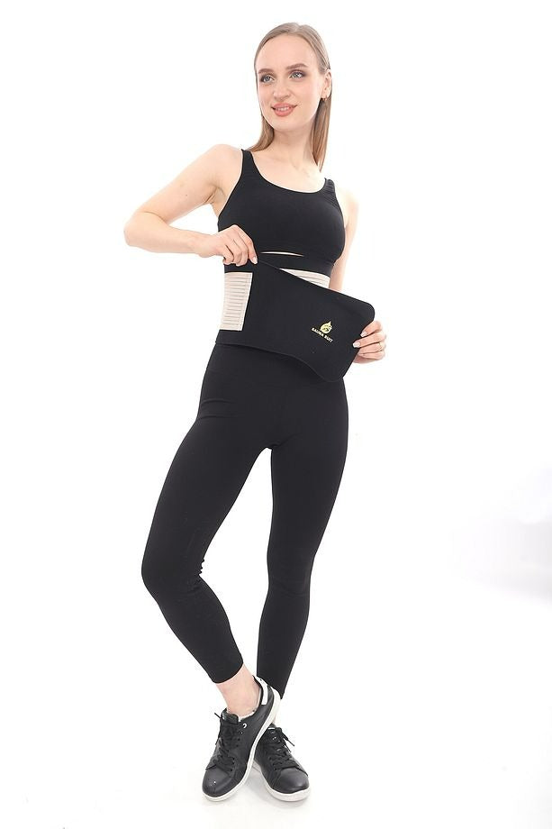 CoreBurn™ Kadın Terleme Kemeri – Neopren Kumaş ve Ayarlanabilir Konforlu Tasarım