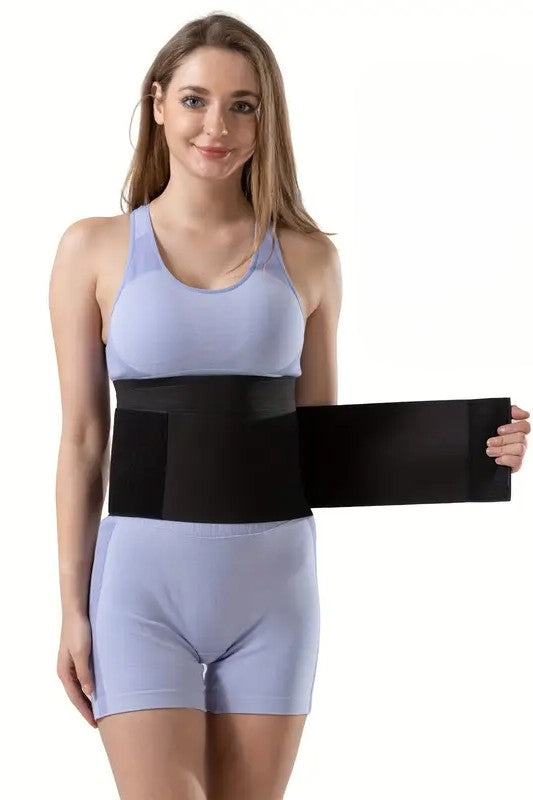 FlexWrap™ Unisex Bel Sargı Bandajı – Kum Saati Etkili, Kaymaz Tasarım ve 2m-5m Uzunluk Seçenekli