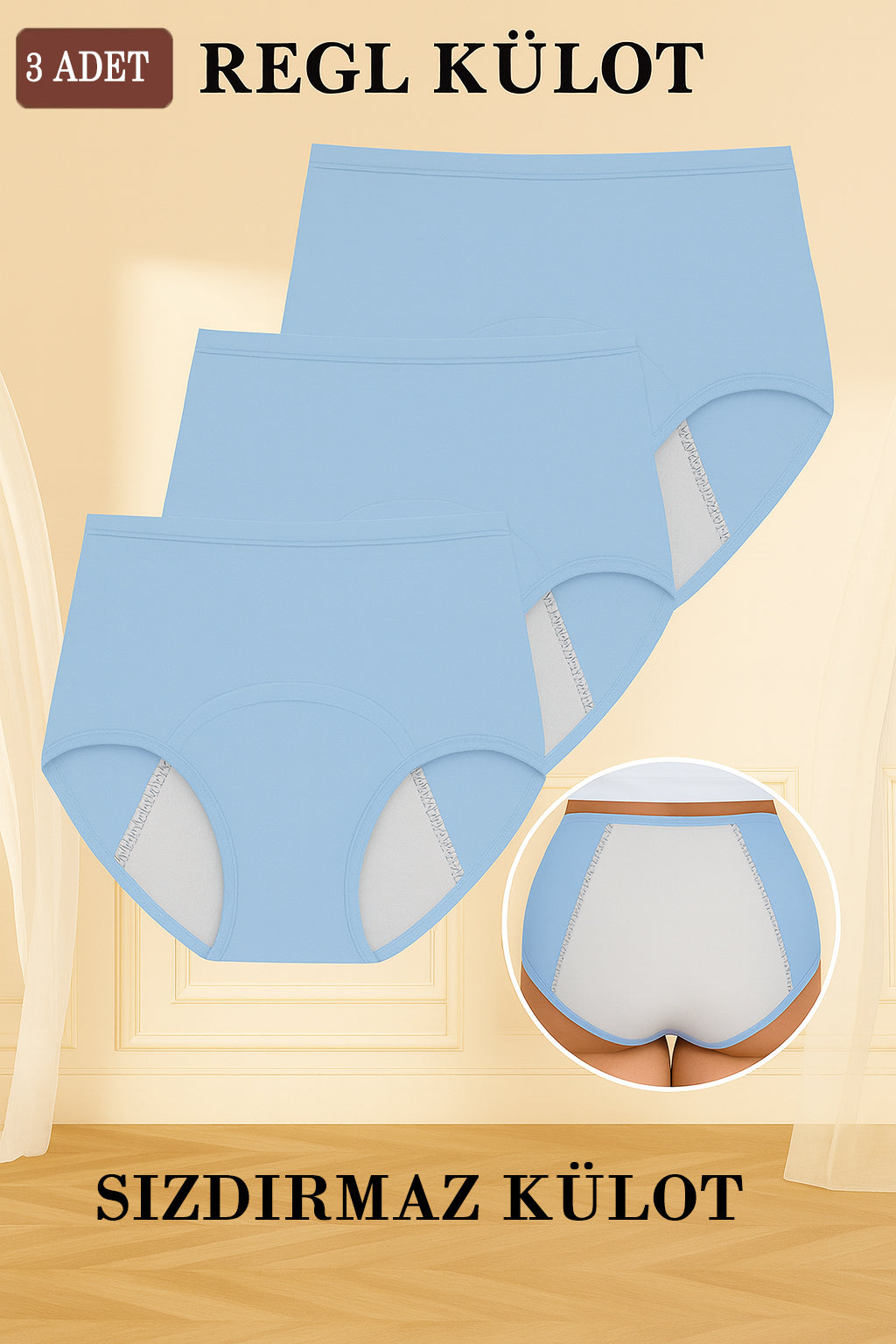 ComfortFlow™ Ultimate Regl Külodu – Süper Emici, Günlük & Gece Boyunca Konfor Garantili