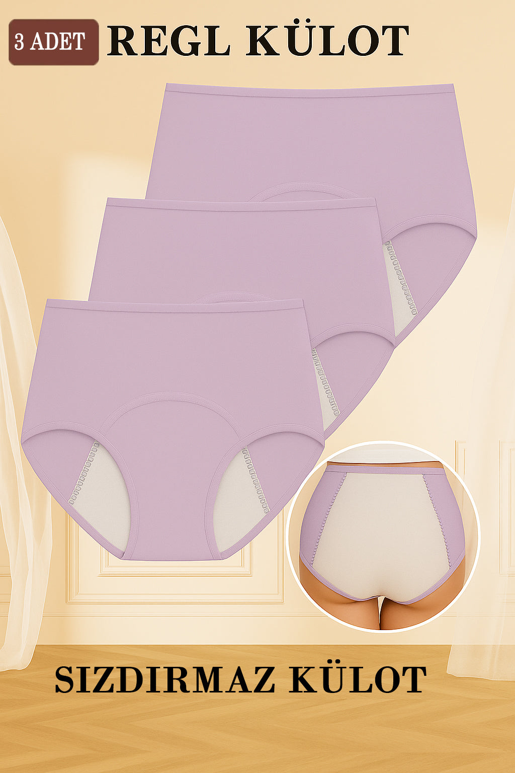 ComfortFlow™ Ultimate Regl Külodu – Süper Emici, Günlük & Gece Boyunca Konfor Garantili