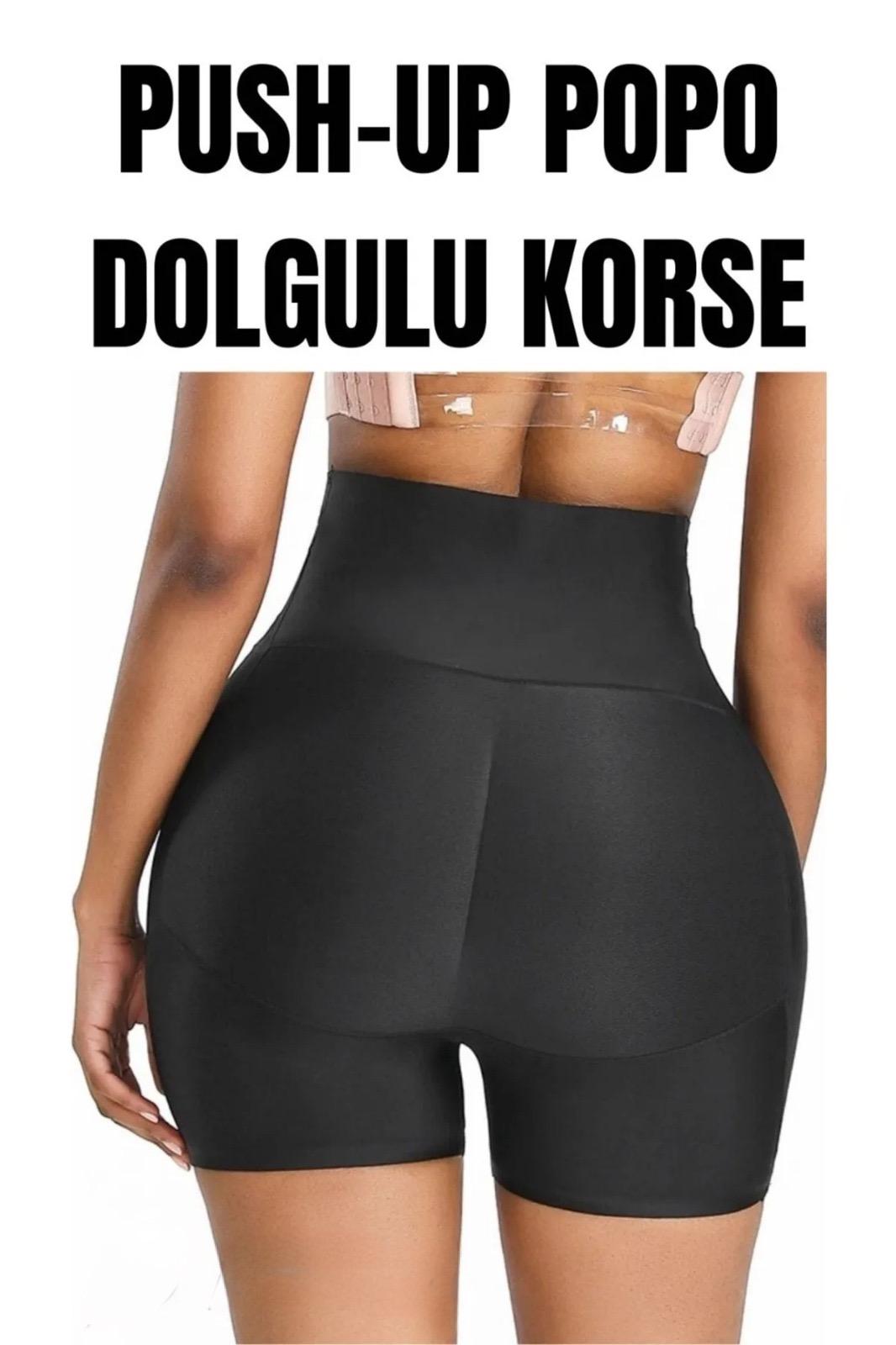 LiftShape™ Pop-Up Şort – Silikon Destekli, Popo Şekillendirici ve Konforlu Tasarım