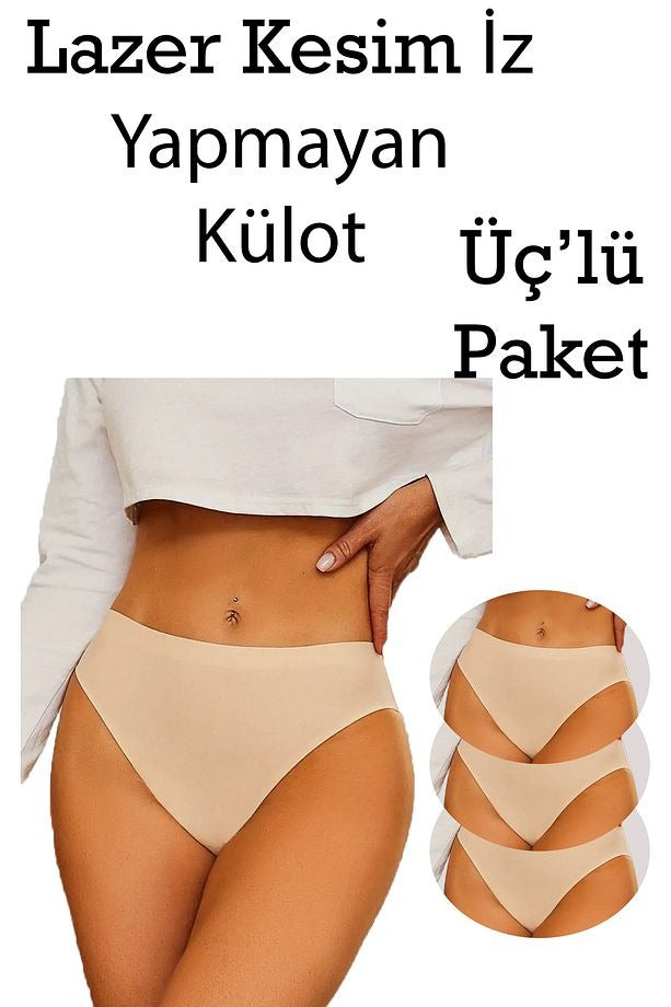 SmoothFlex™ Lazer Kesim Külot – İz Yapmayan, Esnek ve Günlük Konfor Sunan Tasarım