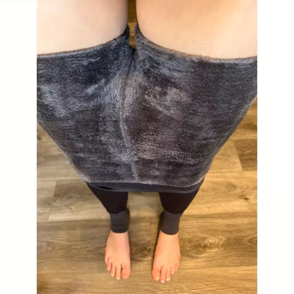 REYNEV Peluş Termal Tayt – Yüksek Bel, Sıcak Tutan, Toparlayıcı