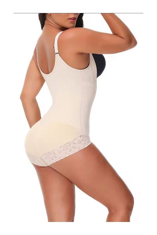 FlexiShape™ Çıtçıtlı Agraflı Korse – Dantelli, Ayarlanabilir ve Günlük Toparlayıcı Tasarım