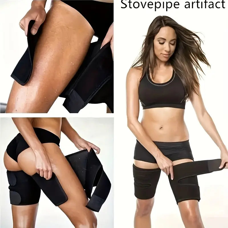 ThermoLeg™ Sauna Etkili Neopren Bacak Bandı – Ayarlanabilir, Kokusuz ve Kaymaz Tasarım