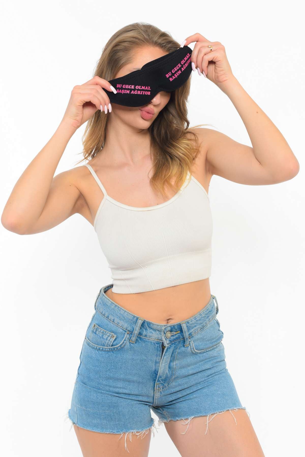 SleepEase™ Işık Geçirmez Göz Bandı – Ayarlanabilir, Unisex ve Konforlu Tasarım