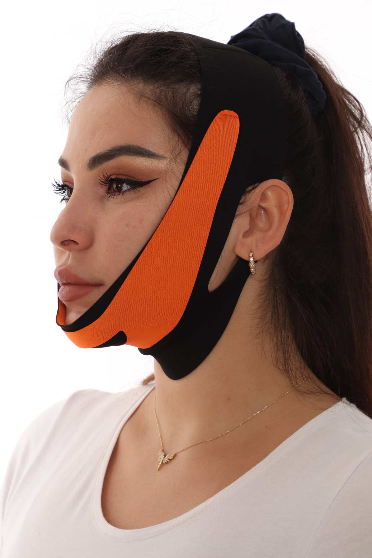 VShapeLift™ Gıdı ve Çene Toparlayıcı Yüz Bandajı – Ayarlanabilir Form Bandı