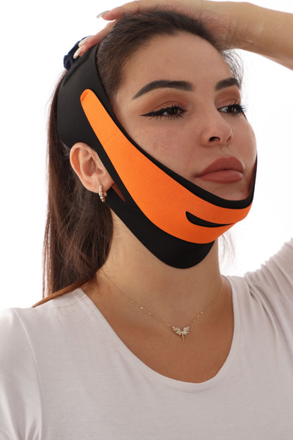 VShapeLift™ Gıdı ve Çene Toparlayıcı Yüz Bandajı – Ayarlanabilir Form Bandı