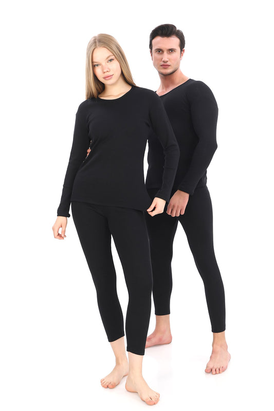 HeatGuard™ Unisex Termal İçlik Takım – Pamuklu, Şardonlu ve Ekstra Sıcak Tutan