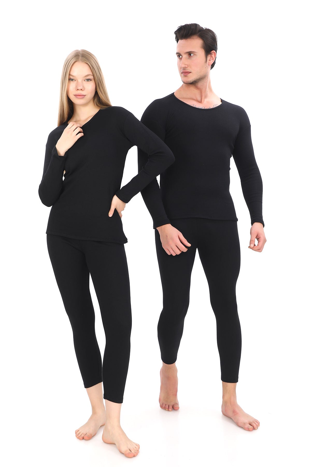 HeatGuard™ Unisex Termal İçlik Takım – Pamuklu, Şardonlu ve Ekstra Sıcak Tutan