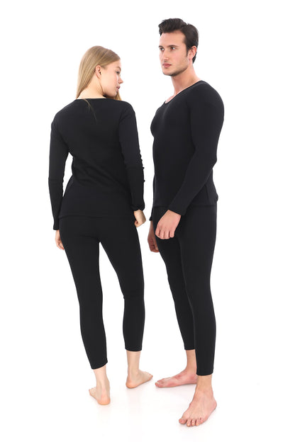 HeatGuard™ Unisex Termal İçlik Takım – Pamuklu, Şardonlu ve Ekstra Sıcak Tutan