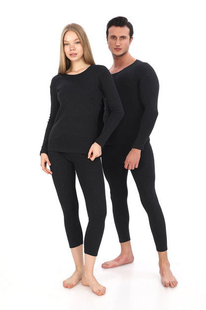 HeatGuard™ Unisex Termal İçlik Takım – Pamuklu, Şardonlu ve Ekstra Sıcak Tutan