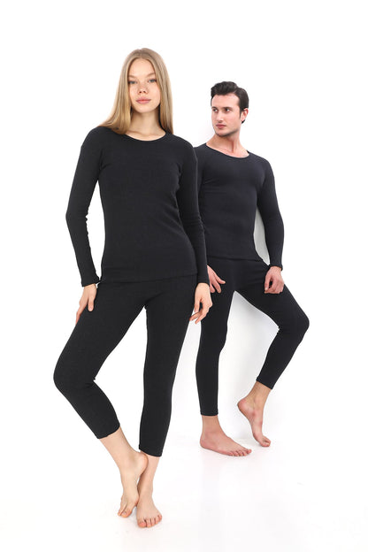 HeatGuard™ Unisex Termal İçlik Takım – Pamuklu, Şardonlu ve Ekstra Sıcak Tutan
