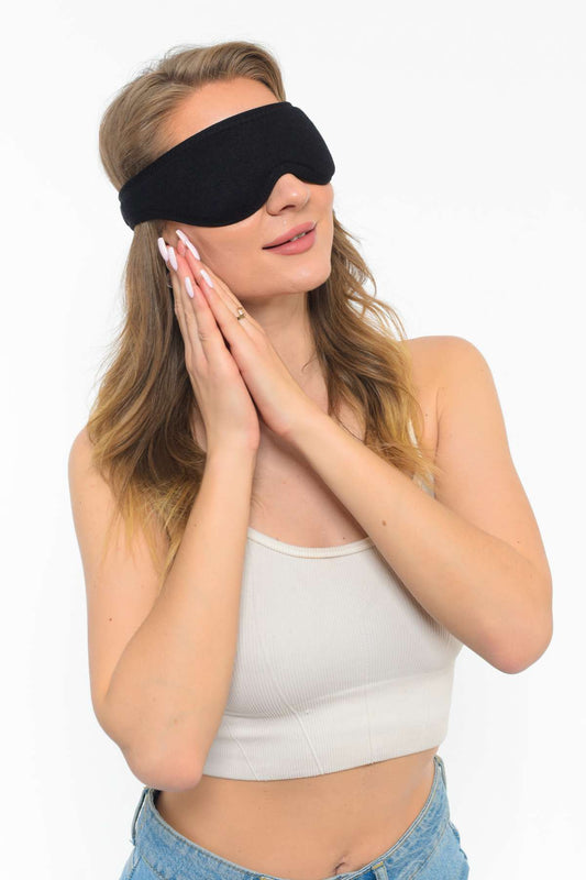 SleepEase™ Işık Geçirmez Göz Bandı – Ayarlanabilir, Unisex ve Konforlu Tasarım