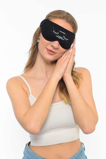 SleepEase™ Işık Geçirmez Göz Bandı – Ayarlanabilir, Unisex ve Konforlu Tasarım
