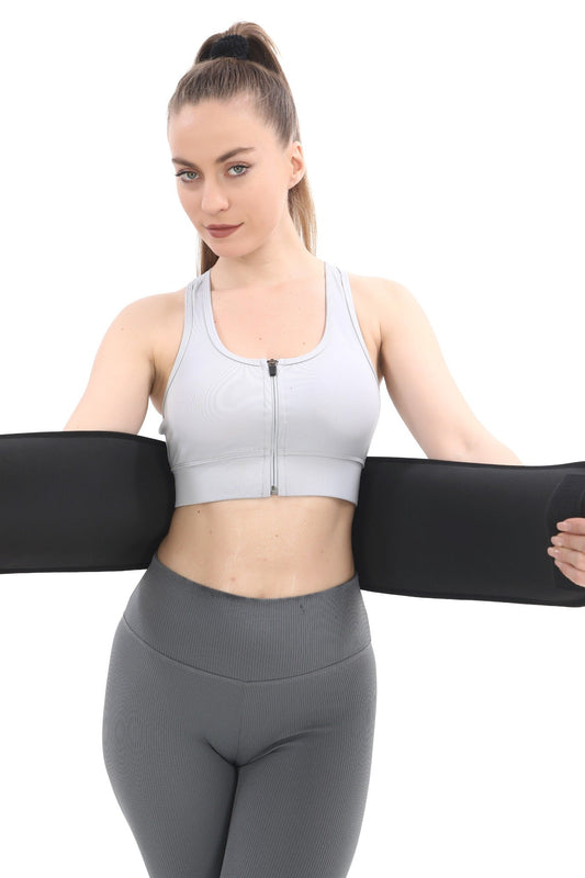 ThermaShape™ Sauna Etkili Kadın Bel Korsesi – Karın ve Göbek Toparlayıcı Isı Destekli Kemer