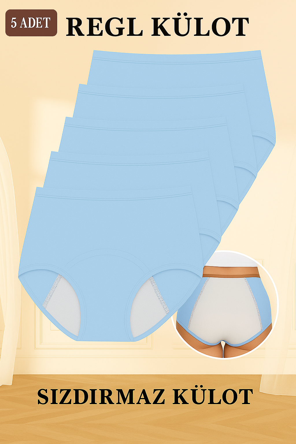 ComfortFlow™ Ultimate Regl Külodu – Süper Emici, Günlük & Gece Boyunca Konfor Garantili