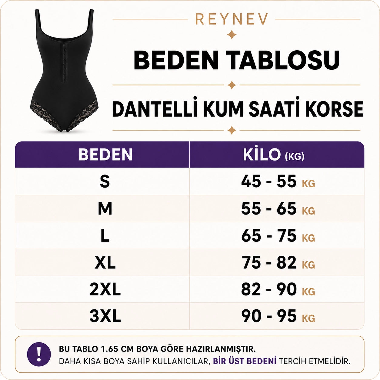 REYNEV 3 Kademeli Agraflı Çıtçıtlı Korse Body – Dikişsiz, Ayarlanabilir Askılı, Toparlayıcı
