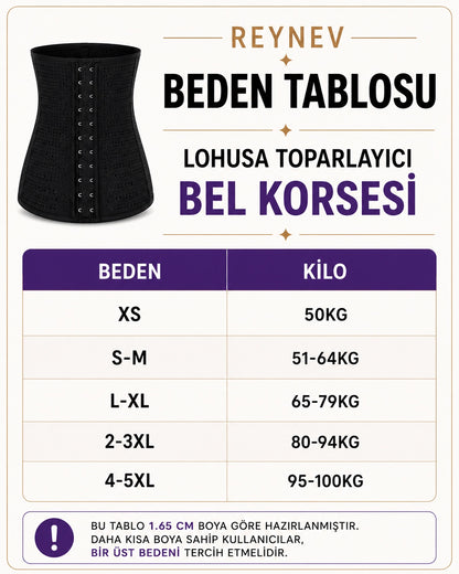 REYNEV Lohusa Toparlayıcı Bel Korsesi – Ayarlanabilir, Nefes Alan Doğum Sonrası Korse